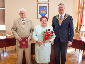 Jubilaci z burmistrzem Żnina