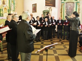 Chór Moniuszko podczas występu