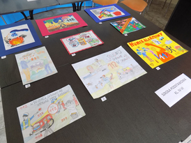 Wystawa prac klas IV - VI szkół podstawowych