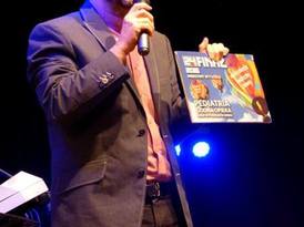 Przemawiający dyrektor Żnińskiego Domu Kultury