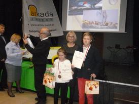 Wyróżnieni żeglarze z zastępcą Burmistrza