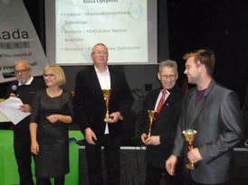 Wyróżnione kluby z zastępcą Burmistrza