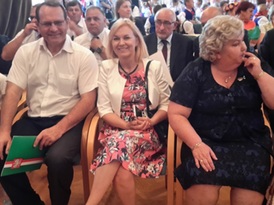 Zastępca burmistrza Halina Rosiak podczas uroczystości