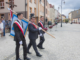 Poczet sztandarowy Urzędu Miejskiego w Żninie