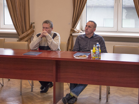 Zebrani podczas 1. posiedzenia RDPP w auli Urzędu Miejskiego w Żninie