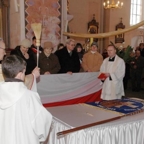 Zdjęcie z galerii Sztandar Łekno 2009