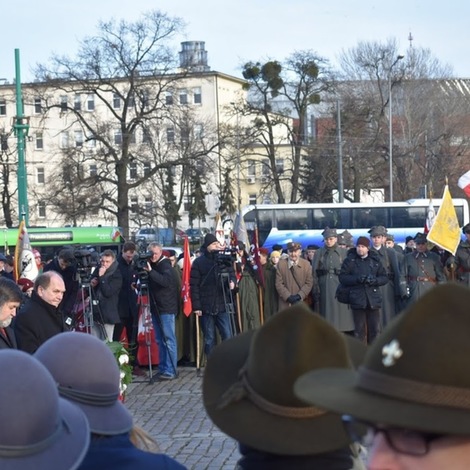 Zdjęcie z galerii Pamiętamy... obchody 99. rocznicy wybuchu Powstania Wielkopolskiego - Poznań 27.12.2017