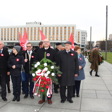 Zdjęcie z galerii Pamiętamy... obchody 99. rocznicy wybuchu Powstania Wielkopolskiego - Warszawa 28.12.2017