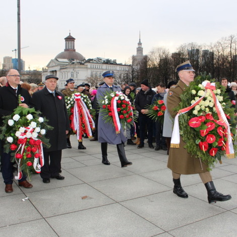 Zdjęcie z galerii Pamiętamy... obchody 99. rocznicy wybuchu Powstania Wielkopolskiego - Warszawa 28.12.2017