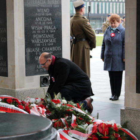 Zdjęcie z galerii Pamiętamy... obchody 99. rocznicy wybuchu Powstania Wielkopolskiego - Warszawa 28.12.2017
