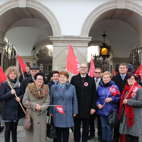 Zdjęcie z galerii Pamiętamy... obchody 99. rocznicy wybuchu Powstania Wielkopolskiego - Warszawa 28.12.2017