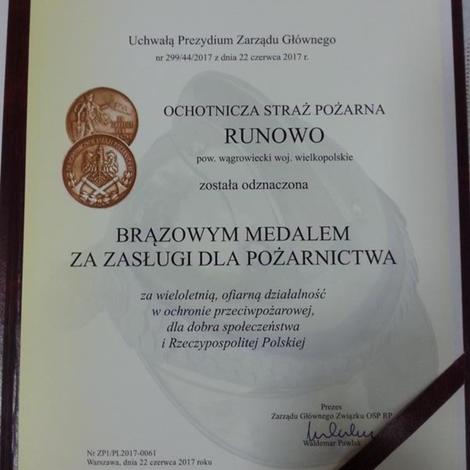 Zdjęcie z galerii Jubileusz 70-lecia OSP Runowo