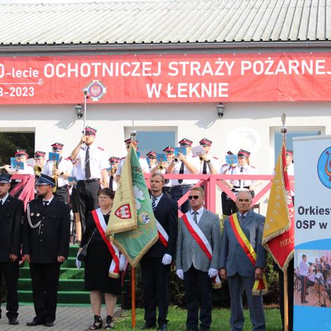 Zdjęcie z galerii Jubileusz 100-lecia OSP w Łeknie i wręczenie nowego sztandaru
