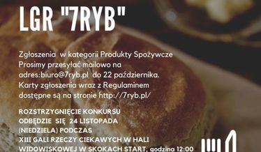 II Konkurs na Produkt Lokalny Lokalnej Grupy Rybackiej 7 Ryb