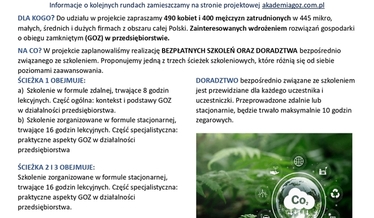 plakat informacyjny