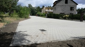 widok drogi po zakończeniu inwestycji