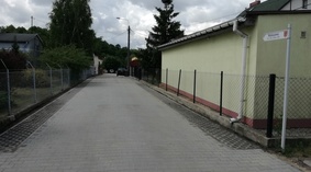 widok drogi po zakończeniu inwestycji