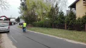 widok ul. Krótkiej przed rozpoczęciem zadania
