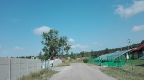 widok drogi przed rozpoczęciem prac