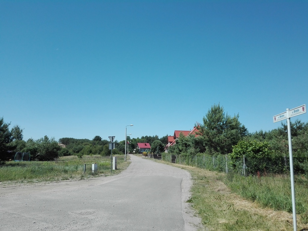 widok ulicy przed rozpoczęciem prac