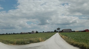 widok drogi przed przebudową