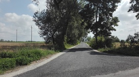 widok drogi po zakończeniu zadania