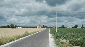 widok po zakończeniu drogi