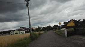 widok ulicy przed rozpoczęciem prac