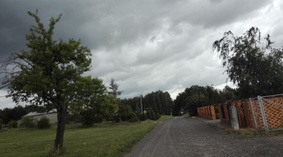 widok ulicy przed rozpoczęciem prac
