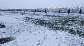 Stadion Służewo. Rozpoczęcie pac montażowych konstrukcji.