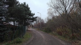 Widok ul. Okrężnej - przekazanie placu budowy.