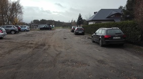 Widok ul. Szkolnej dz. 32/8 - przekazanie placu budowy.