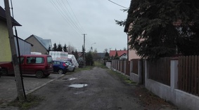 Widok ul. Mickiewicza- przekazanie placu budowy.