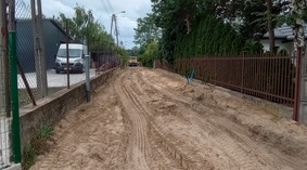 Korytowanie ul. Słowackiego