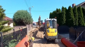 Budowa kanalizacji deszczowej na ul. Miłosza