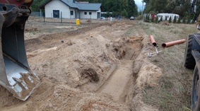 Budowa kanalizacji deszczowej na ul. Pogodnej od km 0+150 do km 0+270