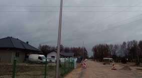 Zamontowano lampy uliczne na ul. Pogodnej w m. Stawki.