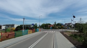 Odbiór zadania - ul. Szkolna wraz z przebudową ronda w m. Stawki