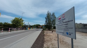 Odbiór zadania - ul. Szkolna wraz z przebudową ronda w m. Stawki