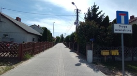 Odbiór zadania - ul. Miłosza w m. Stawki.