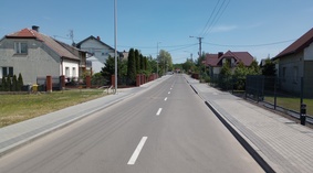 Odbiór zadania - ul. Szkolna wraz z przebudową ronda w m. Stawki