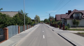 Odbiór zadania - ul. Szkolna wraz z przebudową ronda w m. Stawki