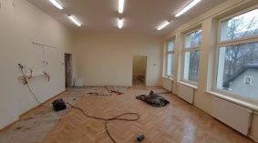Remont sal lekcyjnych 1 piętro.