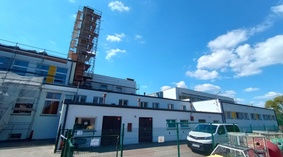 Remont elewacji.
