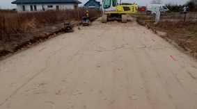 Ul. Widok. Wykonanie warstwy odcinającej.