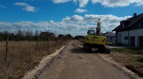 Ul. Widok. Wykonanie podbudowy.