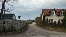 widok drogi gminnej 28.10.2022