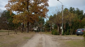 widok drogi gminnej 28.10.2022