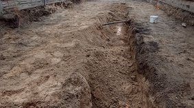 Budowa kanalizacji deszczowej.