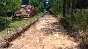Korytowanie.